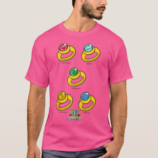 T-shirt Captain Planet Anneaux de Pouvoir