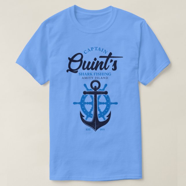 T-shirt Captain Quint Fishing (Design devant)