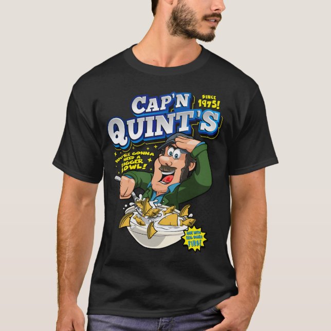 T-shirt Captain Quint's Cereal (Devant)