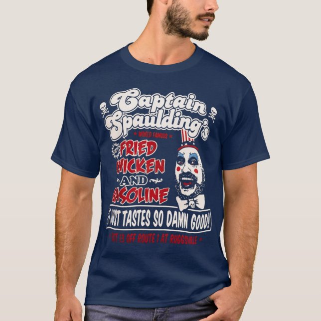 T-shirt Captain Spaulding Fried friend (Devant)
