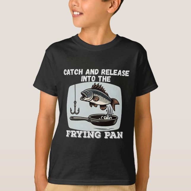 T-shirt Capter Et Libérer Dans La Pêche À La Poisson À La  (Devant)