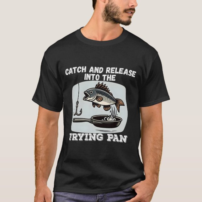 T-shirt Capter Et Libérer Dans La Pêche À La Poisson À La  (Devant)