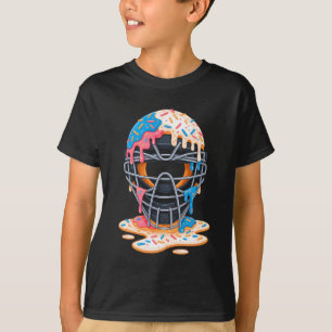 T-shirt Capteur de baseball Masque crème glacée goutte bas