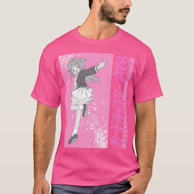 T-shirt Capteur de carte Sakura (Devant)