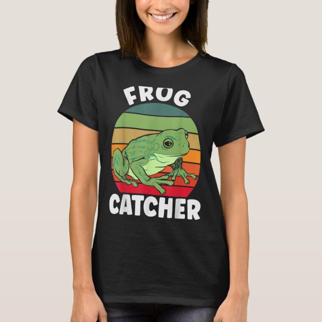 T-shirt Capteur de grenouille crazy Frog Whisperer (Devant)