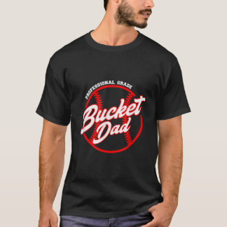 T-shirt Capteur de Pitcher de baseball masculin Bucket Pap