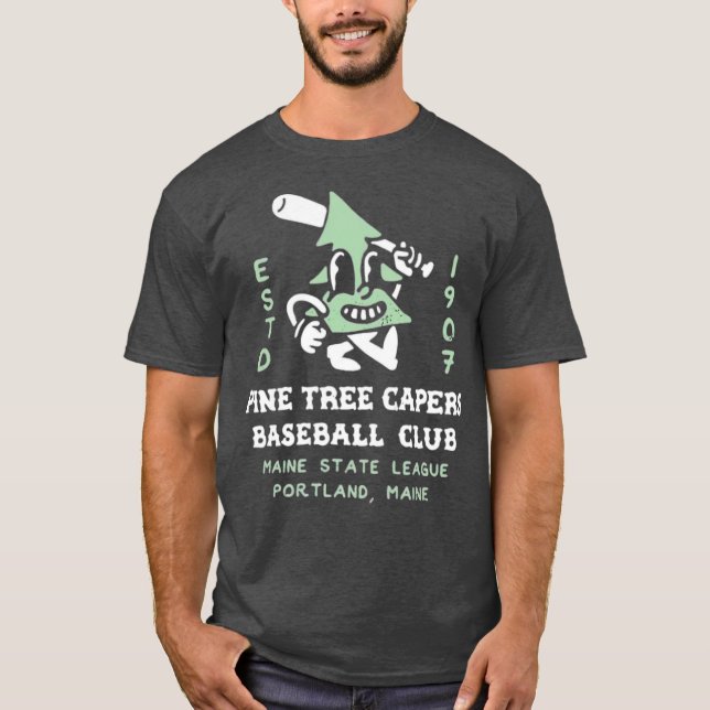 T-shirt Capteurs d'arbre à pin - Portland, ME (Devant)