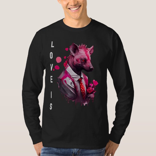 T-shirt Captivating Love is With Heart Animal Valentine's  (Devant)