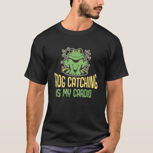 T-shirt Capture De Grenouille Est Mon Cardio Capture De Co (Devant)