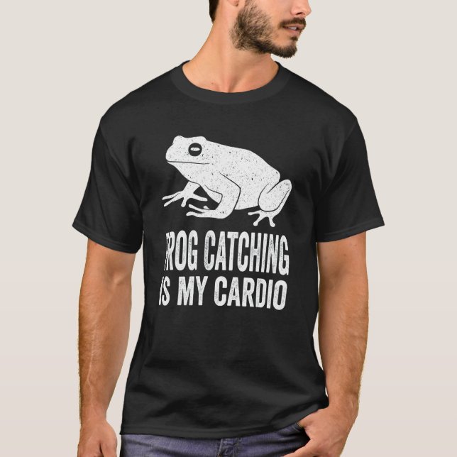 T-shirt Capture de grenouilles et chasse aux crapauds pour (Devant)