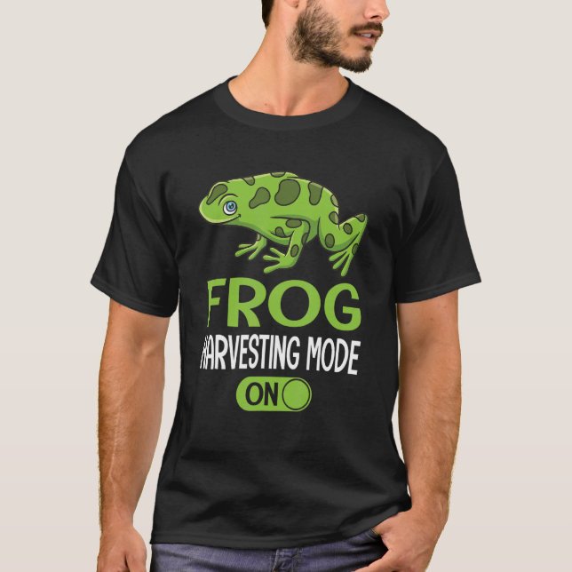 T-shirt Capture de grenouilles et chasse aux crapauds pour (Devant)