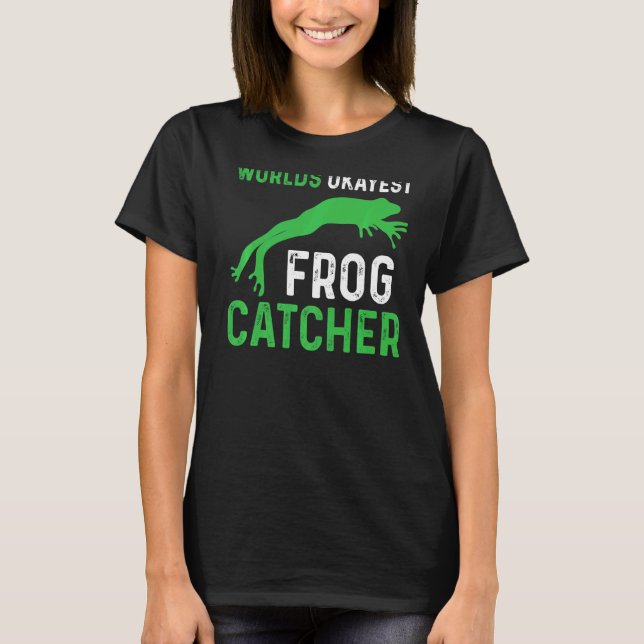 T-shirt Capture de grenouilles  Meilleur attrapeur de gren (Devant)