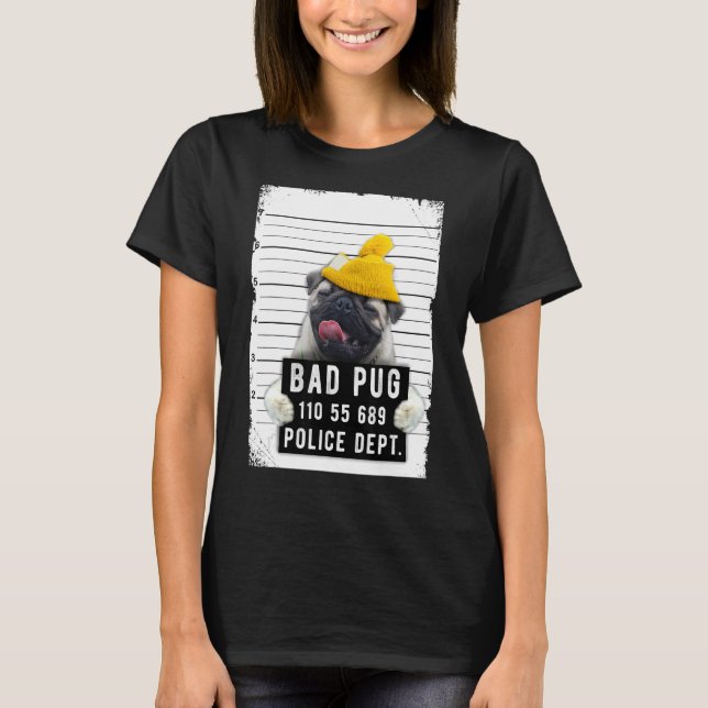 T-shirt Capture de la boue de carlin (Devant)