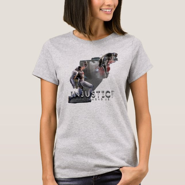 T-shirt Capture d'écran : Cyborg vs Nightwing (Devant)