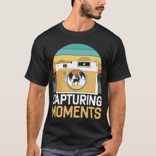 T-shirt Capture des moments Photographie Photo de l'appare