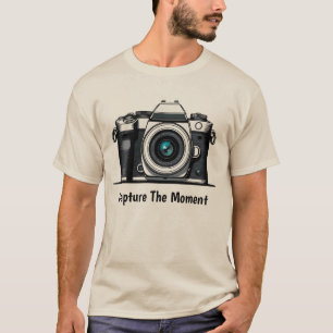 T-shirt Capture du moment - Tee de caméra pour les créatif