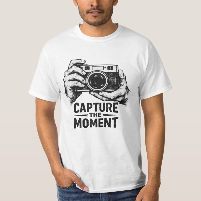 T-shirt Capturer le Moment (Devant)