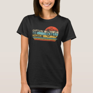T-shirt Capturer Les Moments Photo Photographe De Caméra