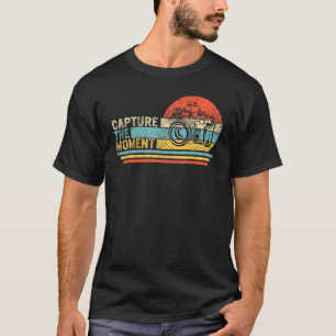 T-shirt Capturer Les Moments Photo Photographe De Caméra