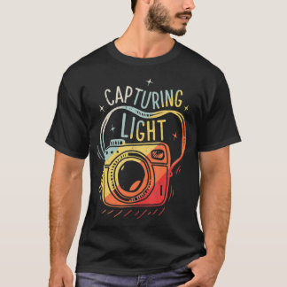 T-shirt Capturing Light Photography Camera Photographer Gi