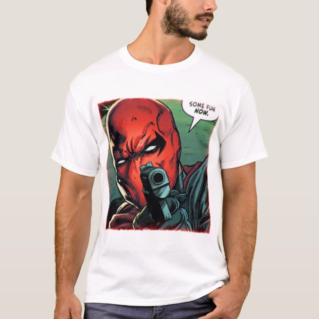 T-shirt capuche rouge jason todd (Devant)