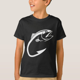 T-shirt Capuchon de thon minimaliste pêcheur homme pêcheur