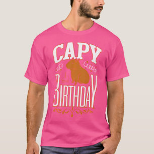 T-shirt Capy Birthday Capybara Plush Cappybara Capybara