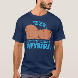 T-shirt Capy Chillin Comme Un Capybara Pajama Capybara 1