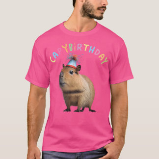 T-shirt Capyanniversaire Anniversaire Capybara