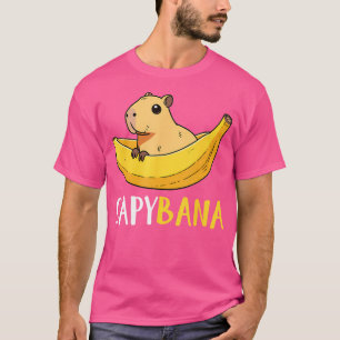T-shirt Capybana Kawaii Banana Capybara