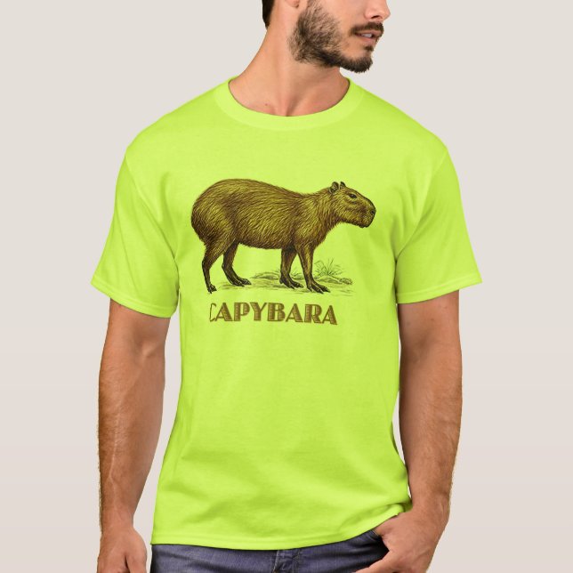 T-shirt capybara (Devant)