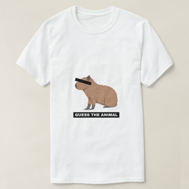 T-shirt Capybara (Design devant)