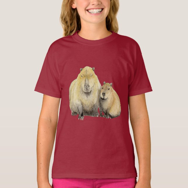 T-shirt Capybara (Devant)