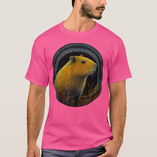 T-shirt Capybara Amoureux des animaux Faune Capybaras