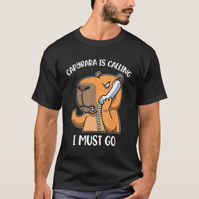T-shirt Capybara Appelle (Devant)