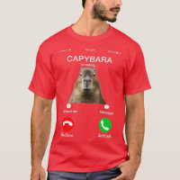 Capybara Appelle Un Amoureux des animaux Capibara
