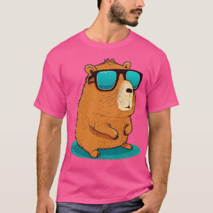 T-shirt Capybara avec lunettes de soleil 6