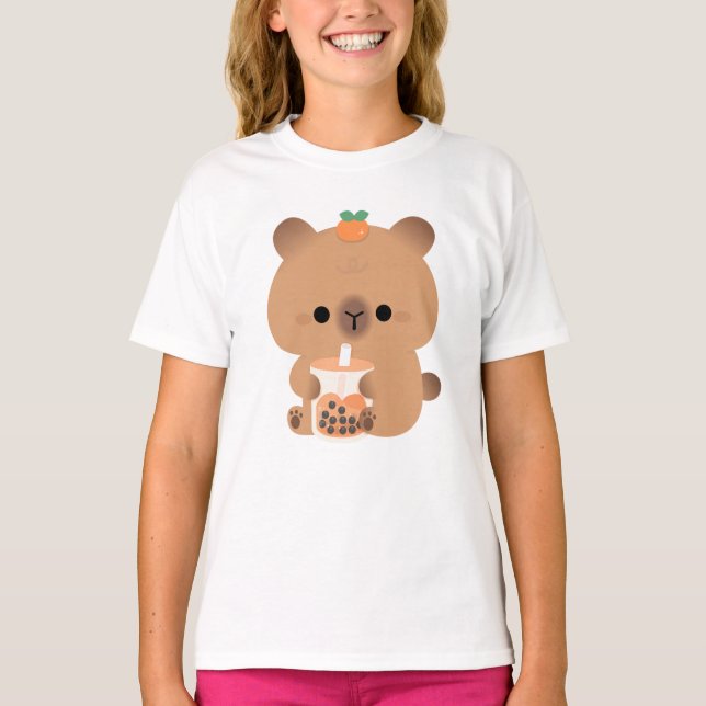 T-shirt Capybara Boba (Devant)