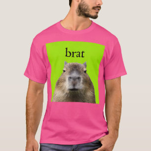 T-shirt Capybara Bra Drôle Vêtements
