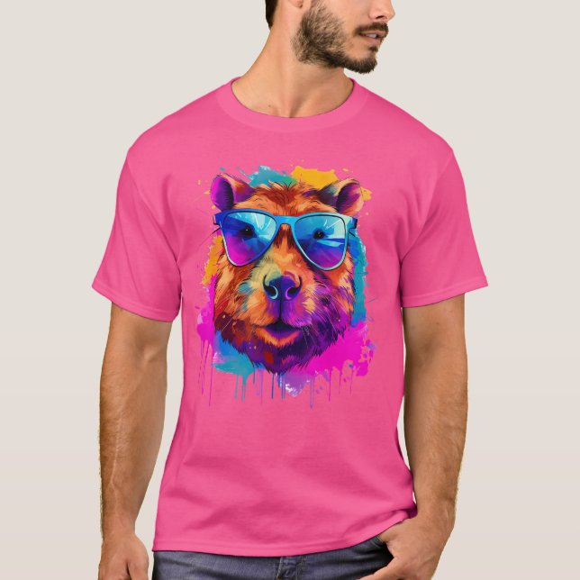 T-shirt Capybara Capibara Capy Capybara Rongeur Pour Un Ca (Devant)