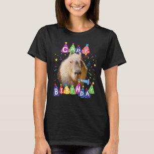 T-shirt Capybara Capy Anniversaire Joyeux anniversaire Cap