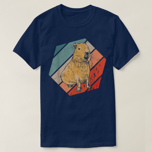 T-shirt Capybara Capybara Guinea Pig Capybara  (Design devant)