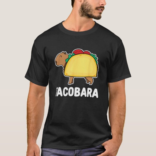 T-shirt capybara capybara in a taco (Devant)