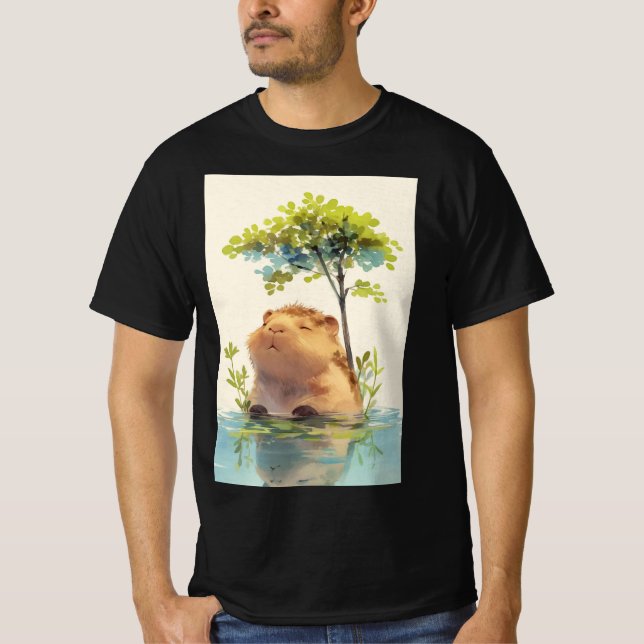 T-shirt Capybara Chill Dip (Devant)