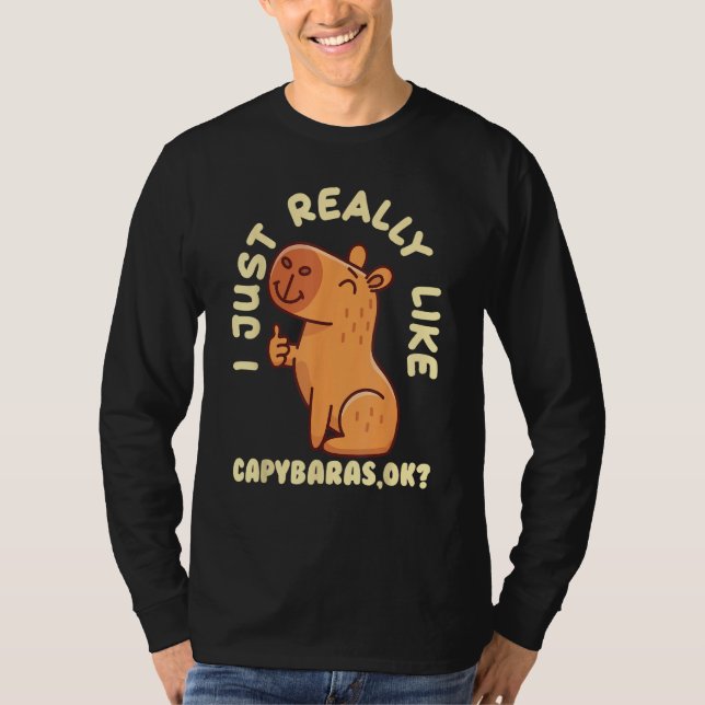 T-shirt Capybara  Cute Capybaras Rodent Animal Capybara (Devant)