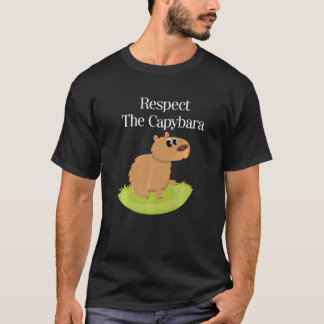 T-shirt Capybara  Cute Pet Animal Rodent Mammal Wildlife  