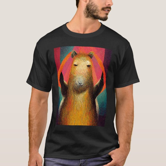 T-shirt Capybara Dancing Capibara Dance Dancer (Devant)