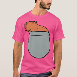 T-shirt Capybara Dans Votre Poche Capybara