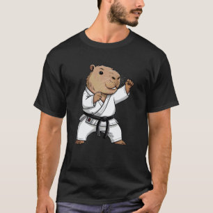 T-shirt Capybara d'arts martiaux drôle de karaté taekwondo