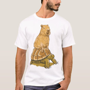 T-shirt Capybara drôle animal tortue Capybara mignon